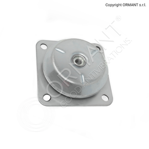 KRSQ 220 105 Sh60 M24 FOUR ROUND HOLES WHITE ZINCHED