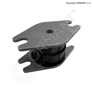 8014 Mount, Rubber, lower front